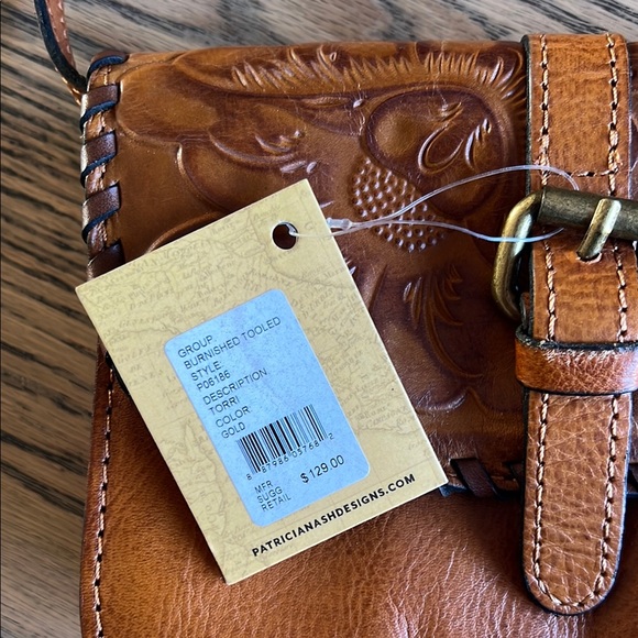 Patricia Nash Gold Torri Crossbody Bag - Picture 4 of 6